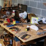 Plywood work bench