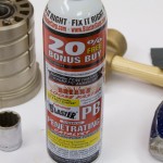 I used PB solvent to try to ease the shaft into the bearing, Big hammer and a socket. See blog notes.